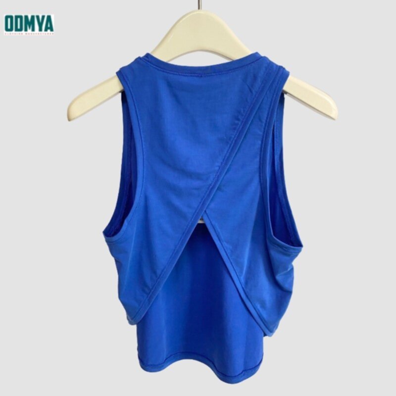 Summer New Solid Loose Yoga Tank Top Supplier
