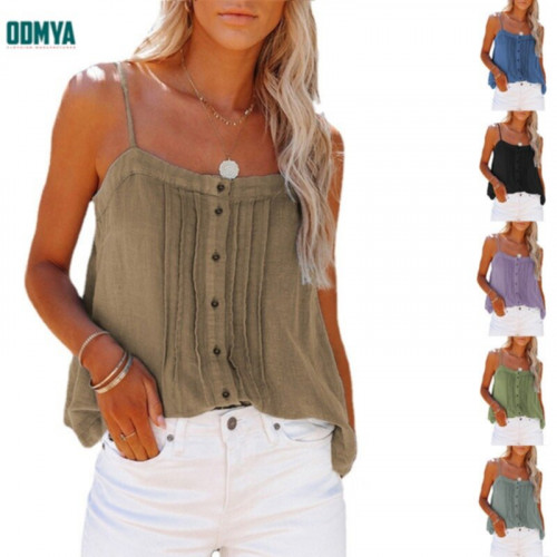 Summer Sexy Women's New Loose Strap Top