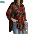 Fashion Printed Loose Fitting Casual Long Sleeved Shirt Supplier