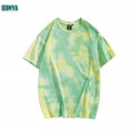 Round Collar Loose Tie Dye Cotton Soft Women T-Shirt Supplier