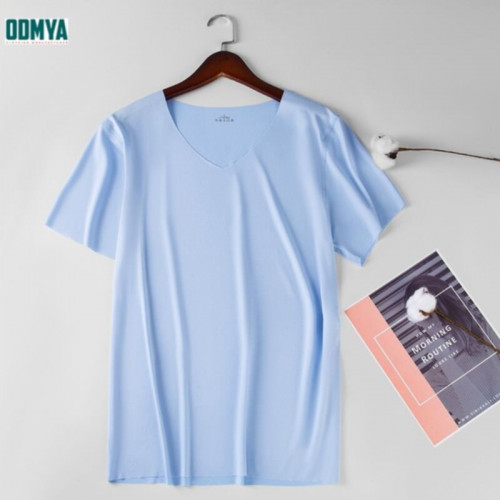 Thin summer slim V-neck short sleeve tops