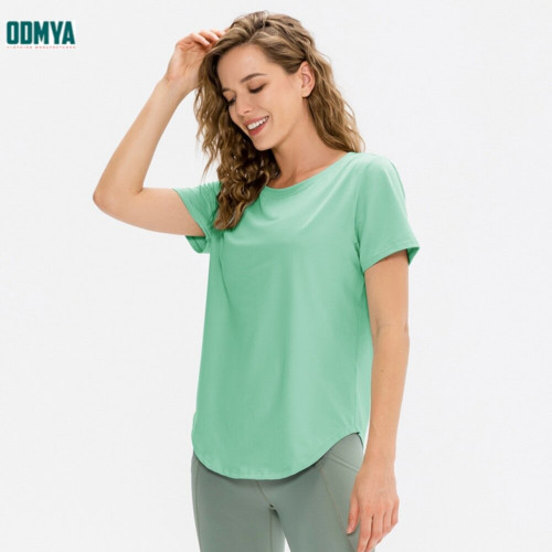 Women's elastic quick-drying sports T-shirt