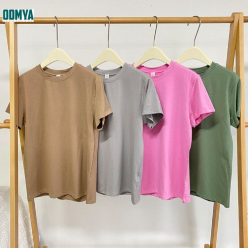 Tie-dyed loose breathable short sleeve women tops