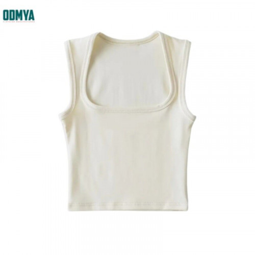 Basic Slim Fit Versatile Retro Square Neck Tank Top