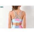 Summer Knitted Tie Dye Yoga Suit Women Sportswear Supplier