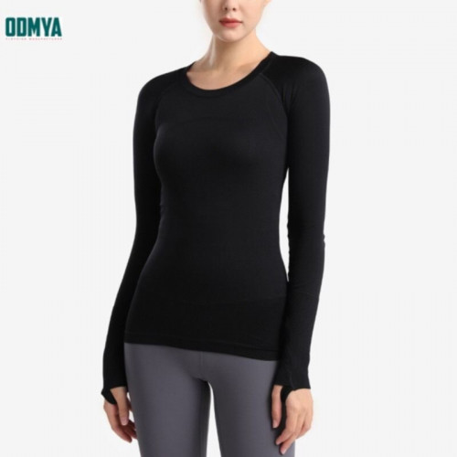Autumn New Long Sleeve Round Neck Women Yoga Clothing
