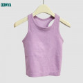Summer Color Sleeveless Sports Top Slimming Yoga Suit Supplier