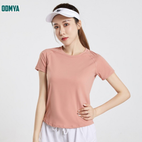 Mesh breathable quick-drying sports short sleeve yoga