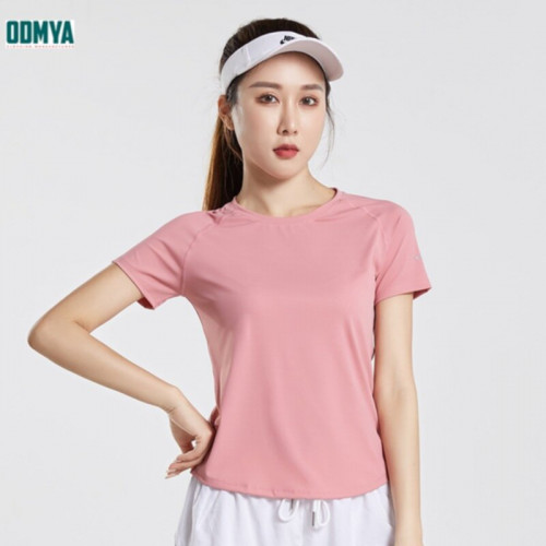 Mesh breathable quick-drying sports short sleeve yoga