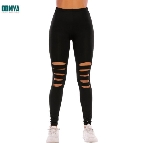 High elastic tight and perforated yoga pants