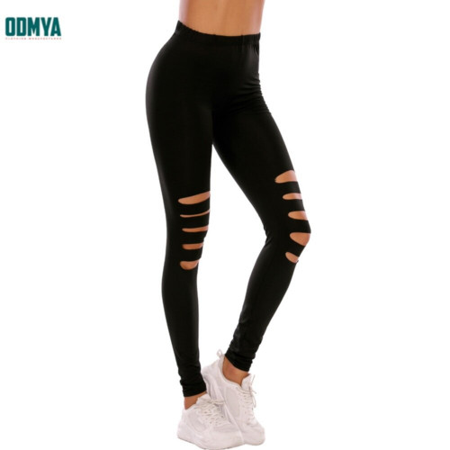 High elastic tight and perforated yoga pants