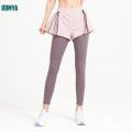 Summer New Fake Two Piece Tight Yoga Pants Supplier