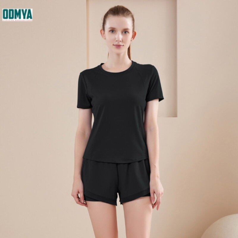Multi Functional Short Sleeved Shorts Yoga Sport Suit Supplier