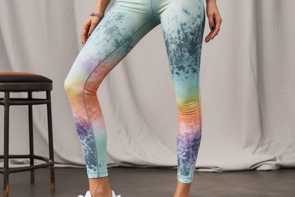 Summer Workout Must-Have: Tie-Dyed Jacquard Yoga Pants