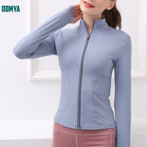 2022 Zipper Cardigan Sportswear Women Soft Yoga Coat