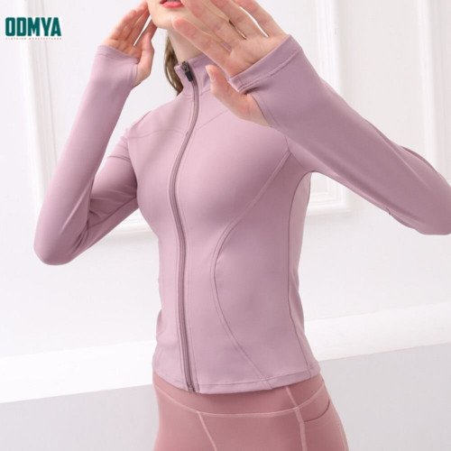 2022 Zipper Cardigan Sportswear Women Soft Yoga Coat