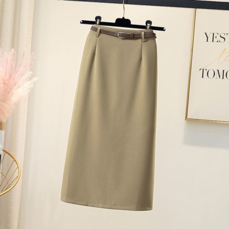 Elegant High Waist Slim Fit Skirt