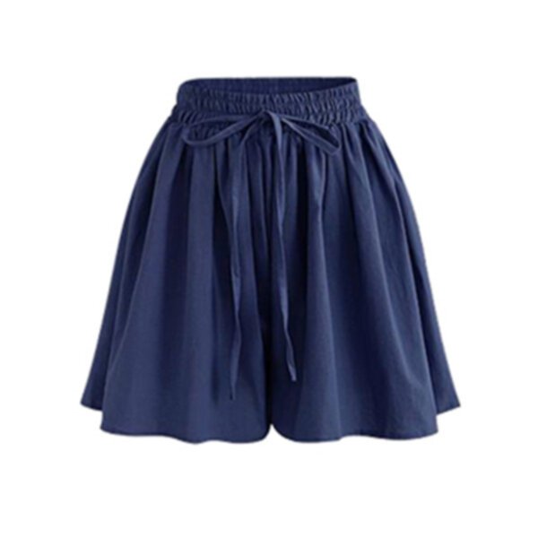 Summer lightweight chiffon fabric pleated skirt pants