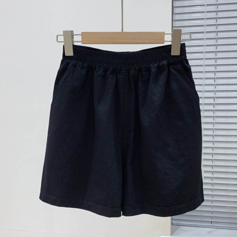 Casual high waisted versatile women's loose fitting shorts