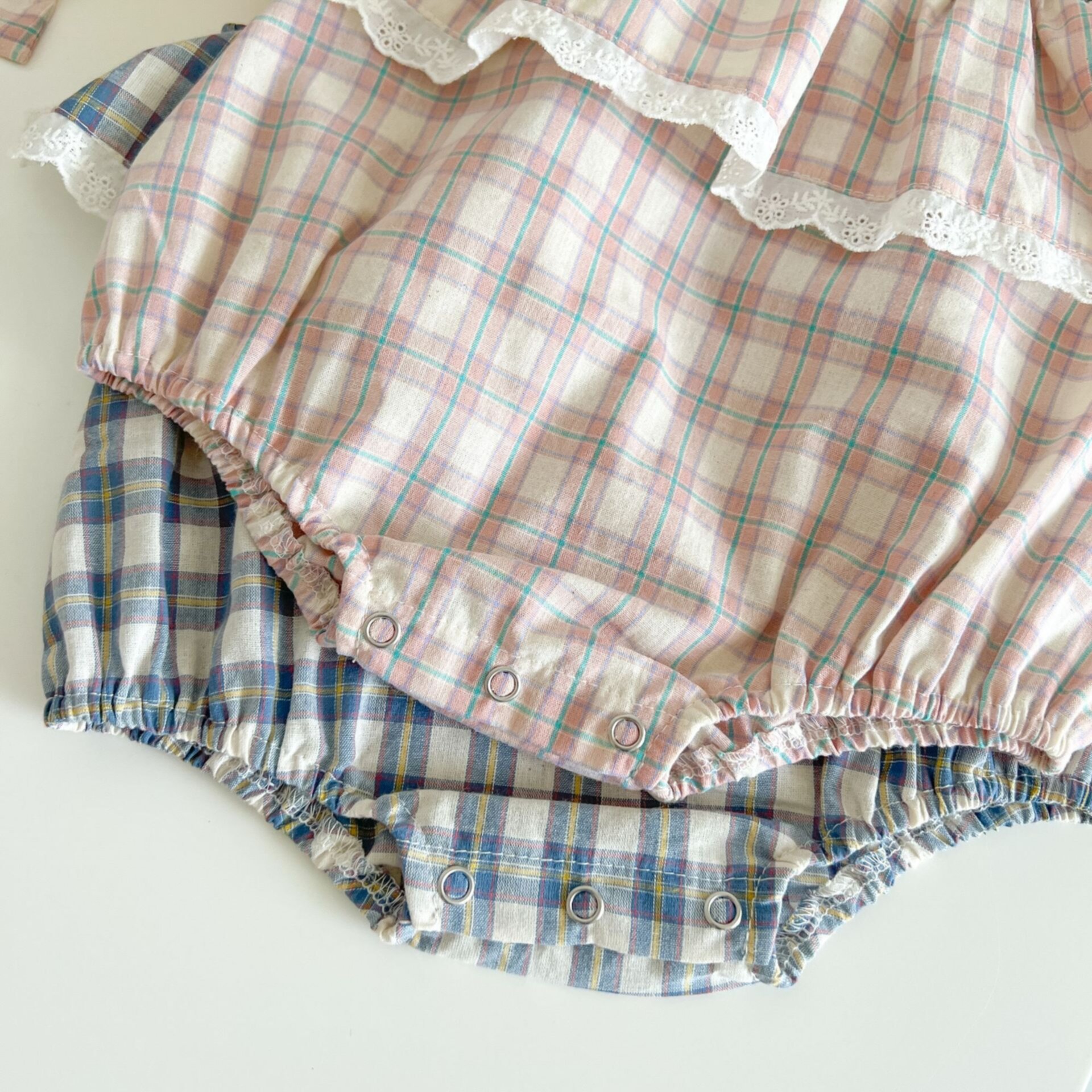 Summer Thin Baby Girl Sling Lace Jumpsuit