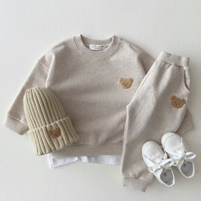 Children's lovely casual sweatershirt sports suit