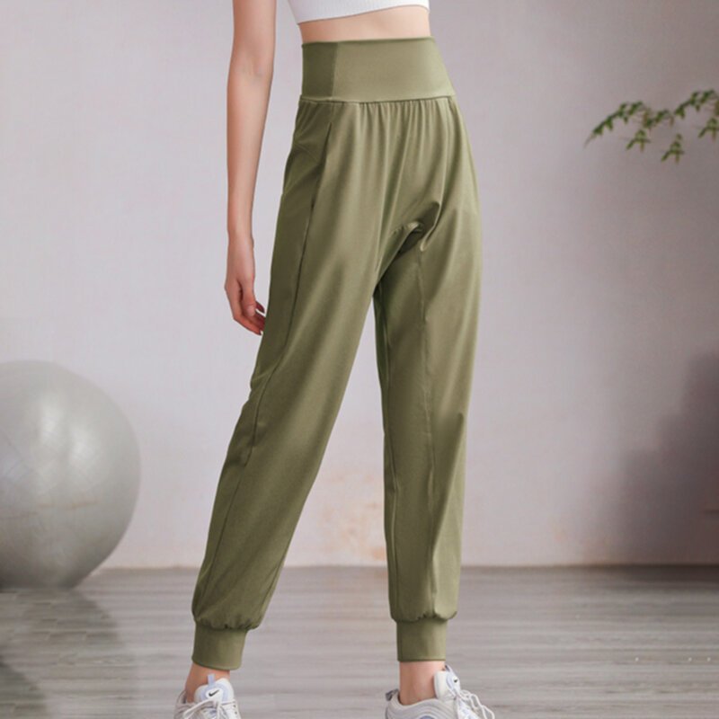 New nylon high waisted sports pants yoga pants for women